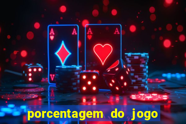 porcentagem do jogo fortune tiger